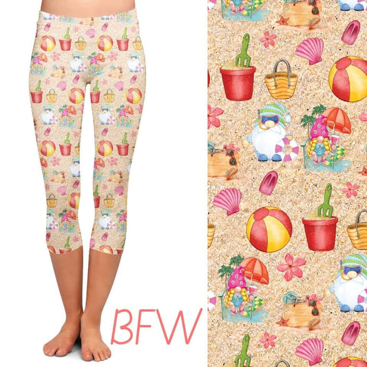Beach Gnome leggings, capris and shorts with pockets