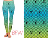 Ombre LV leggings and capris with pockets