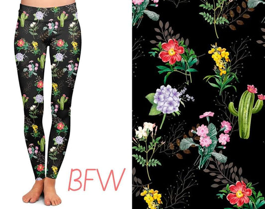 Crazy Plant Lady capris with pockets