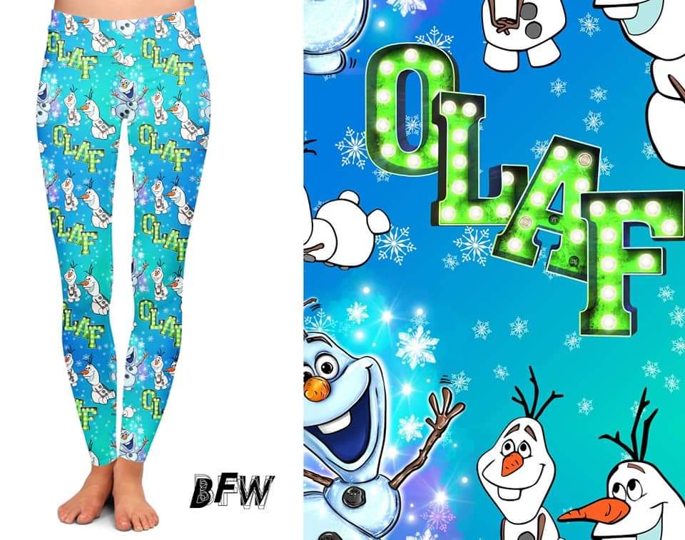 Snowman leggings and joggers