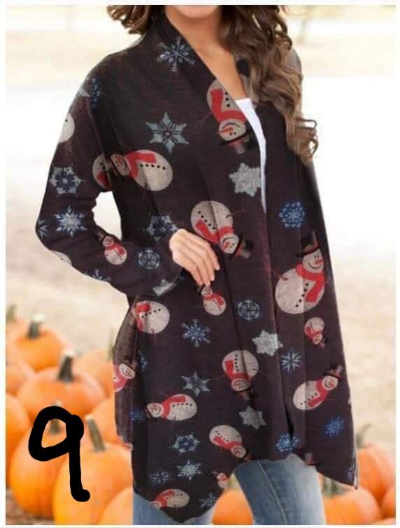 Lightweight holiday cardigans