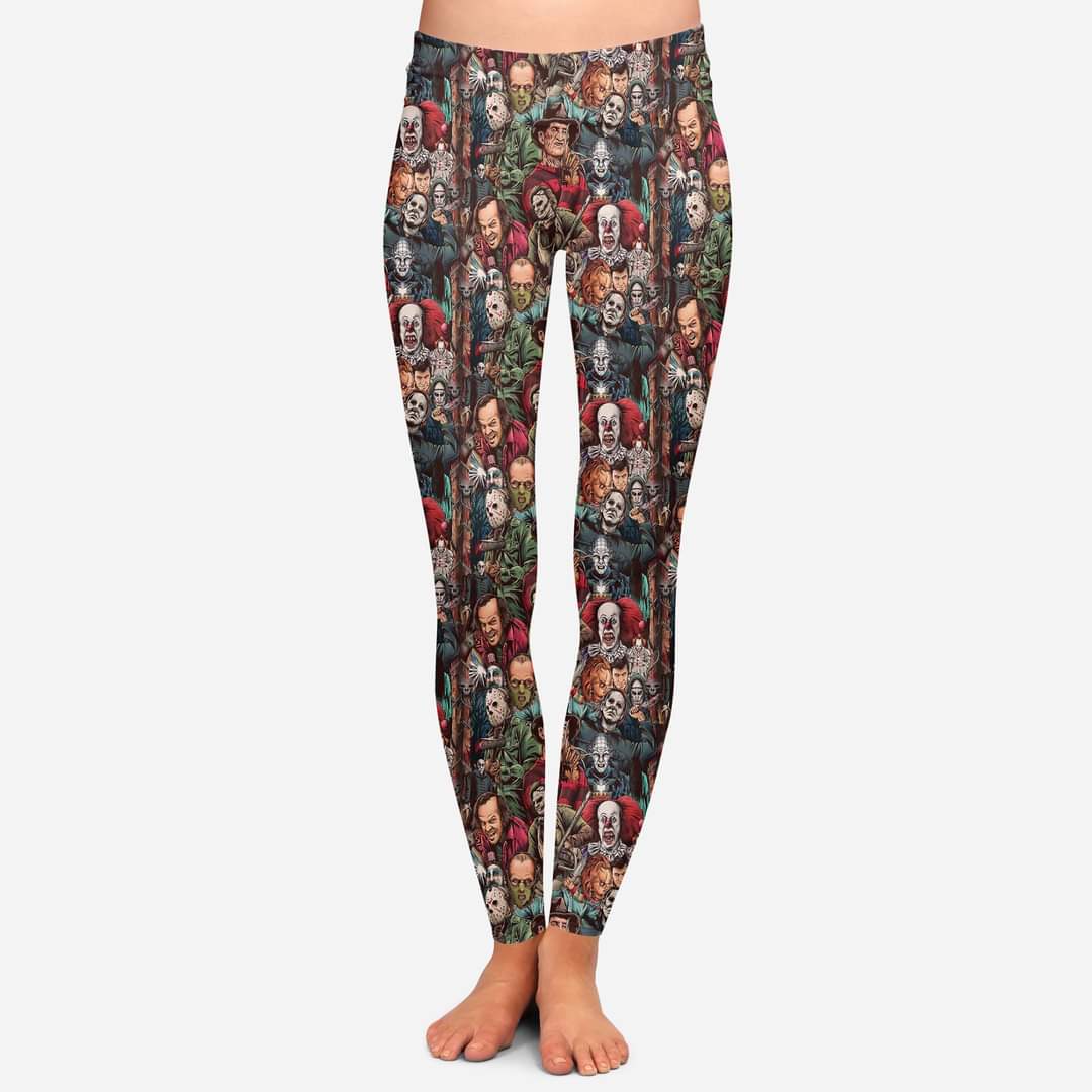 All the horrors leggings and capris with and without pockets