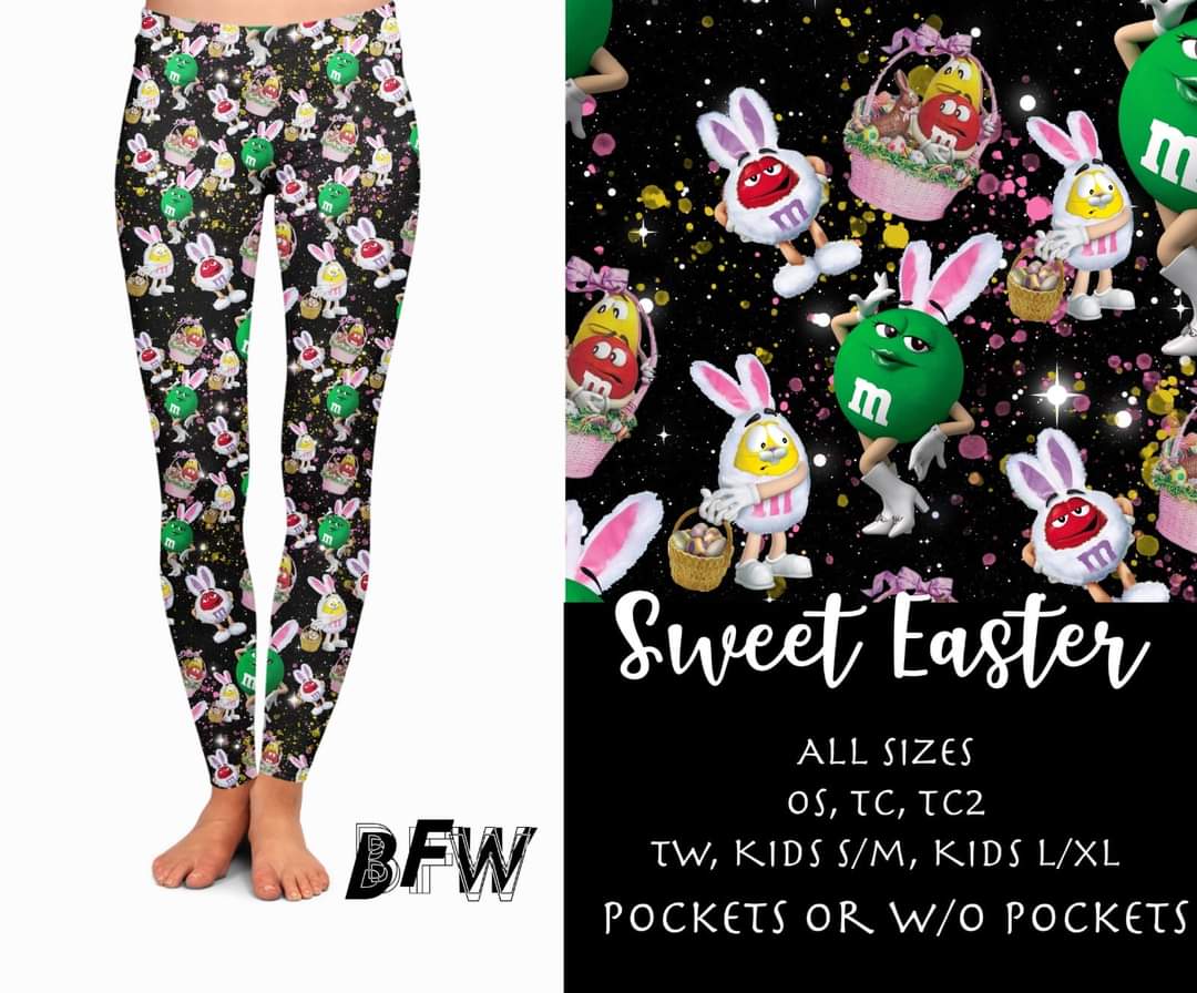 Sweet Easter leggings capris joggers and loungers kids and adults