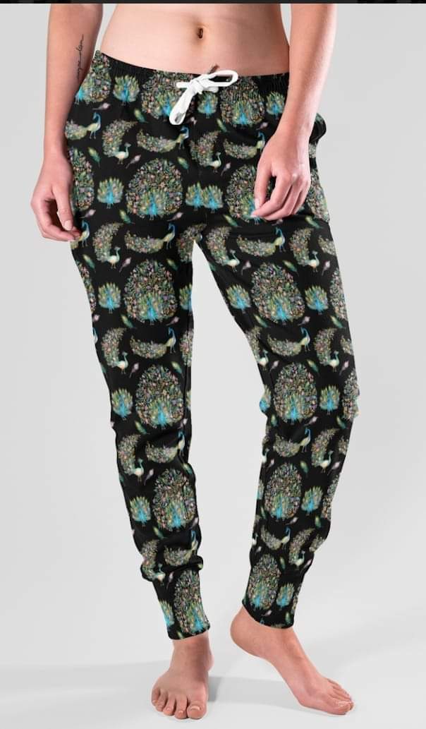 Peacock Fantasy, Skort, Lounge Pants and Joggers