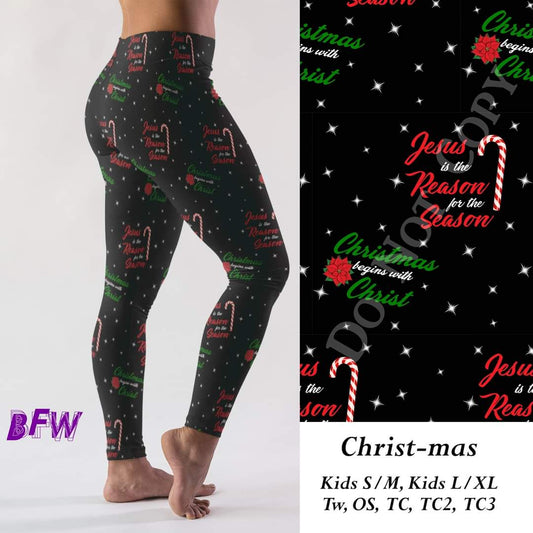 Christ-mas skirted leggings and leggings