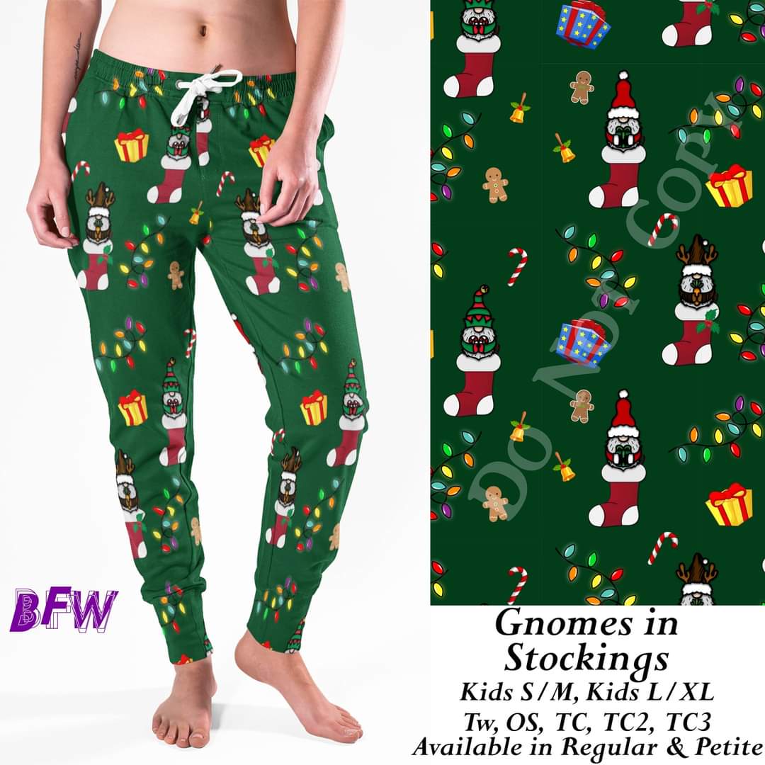 Gnomes in Stockings leggings and skorts with pockets