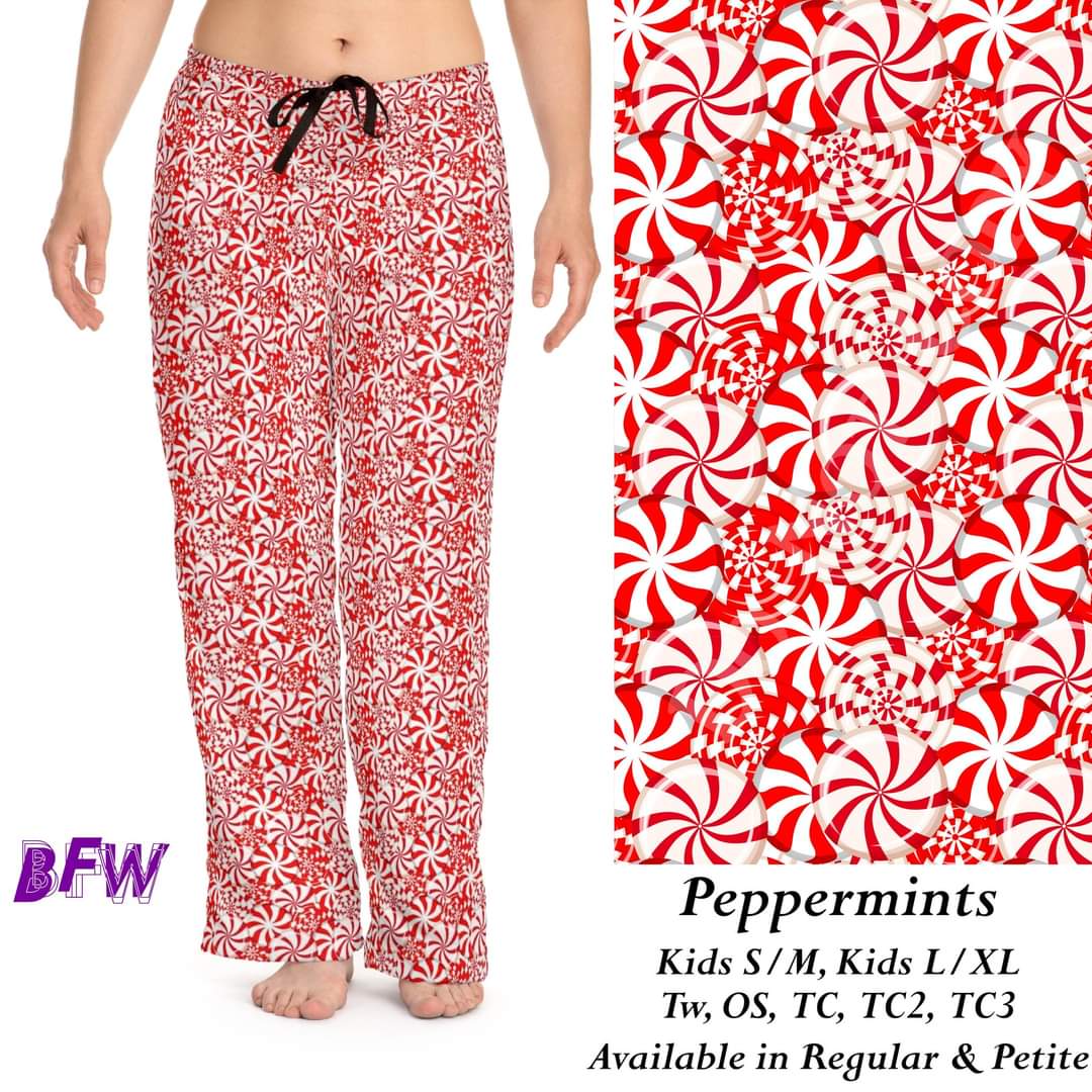 Peppermint leggings, capris, loungers, and joggers