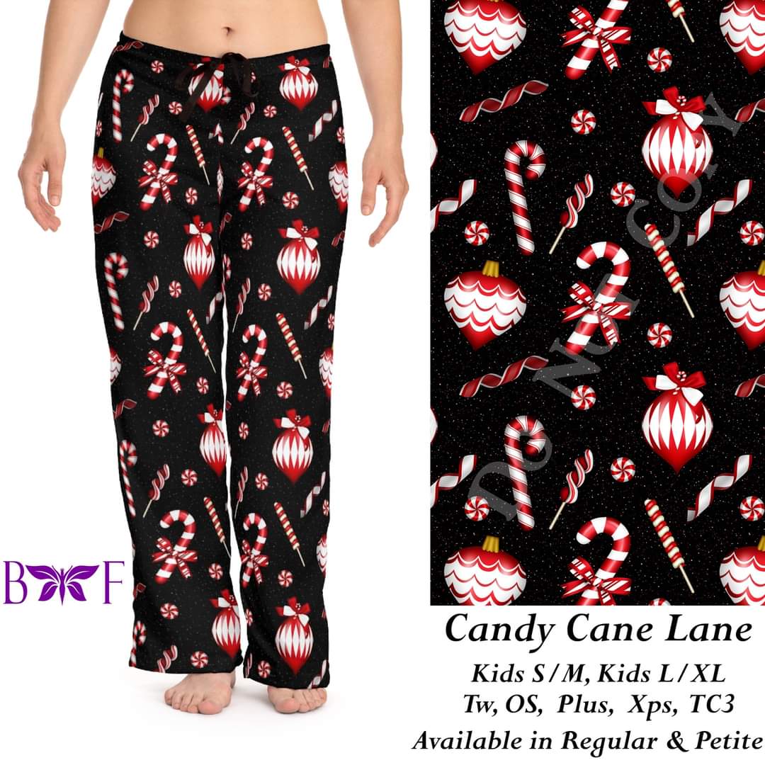 Candy cane lane capris