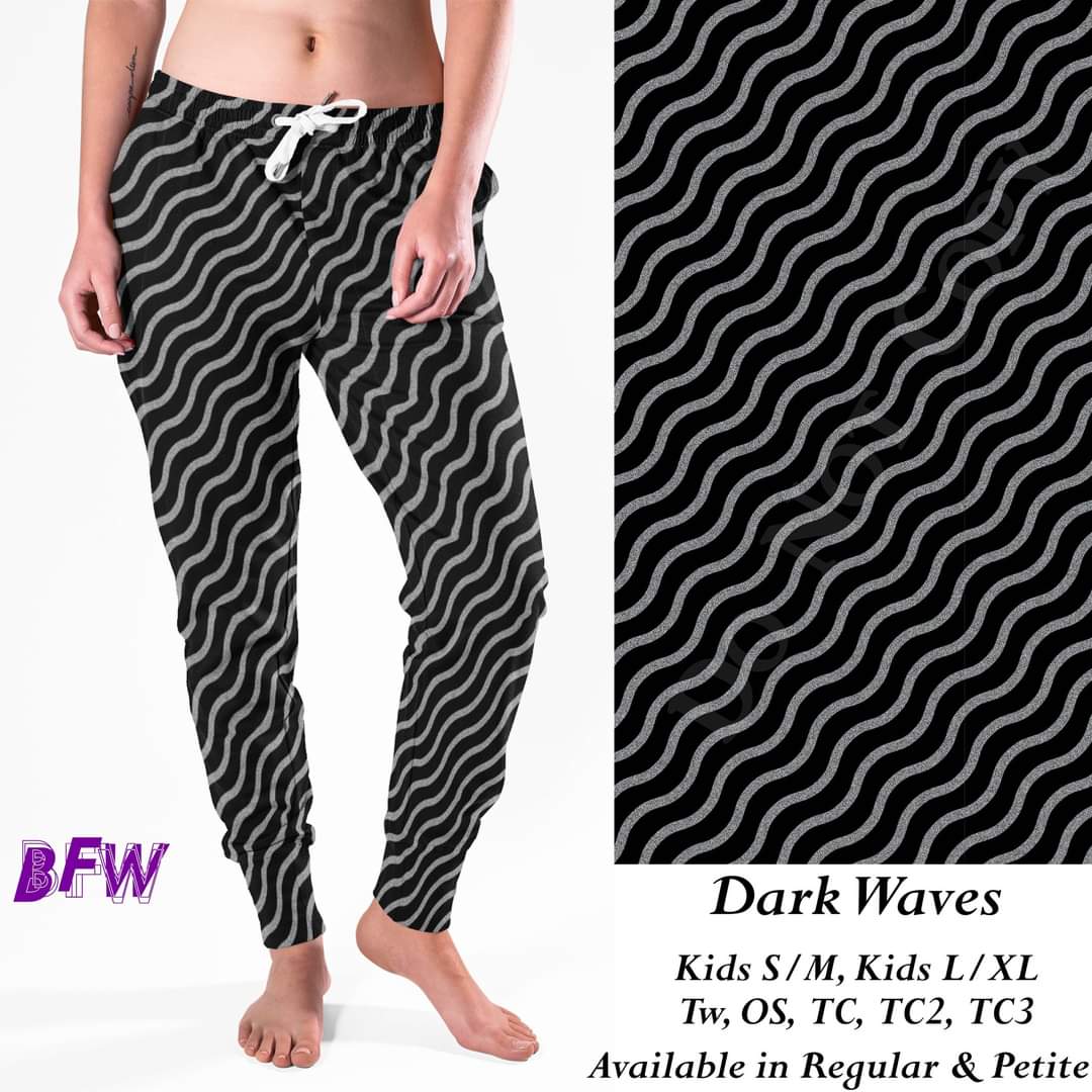 Dark Waves Capris and Loungers