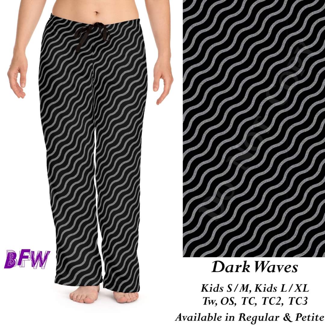 Dark Waves Capris and Loungers