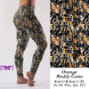 Load image into Gallery viewer, Orange muddy camo Joggers
