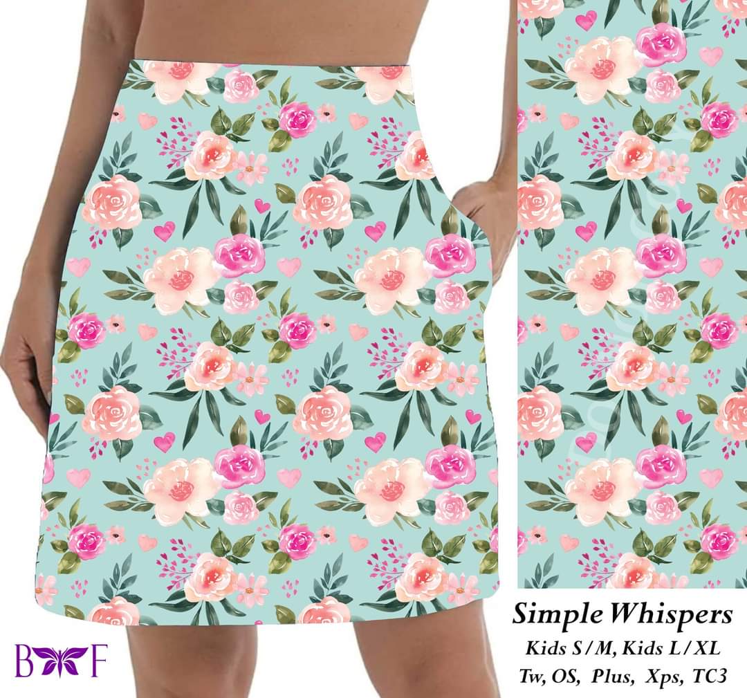 Simple Whispers skort