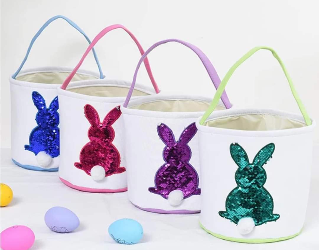 Sequin Easter Baskets