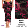Mystic Roses side tie capris available with pockets