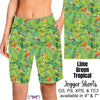Load image into Gallery viewer, Lime Green Tropical capris and shorts