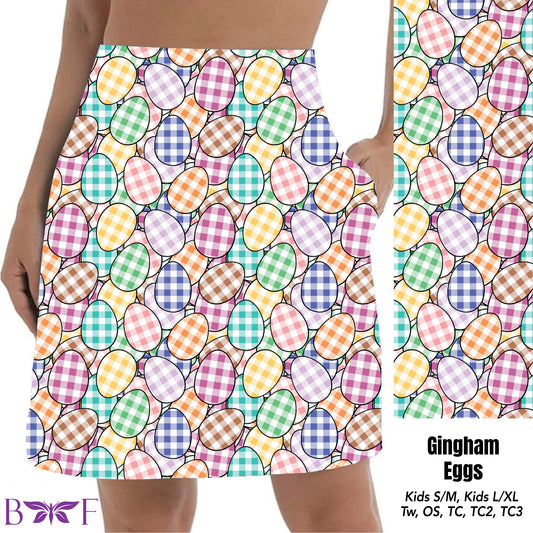 Gingham Egg Skort