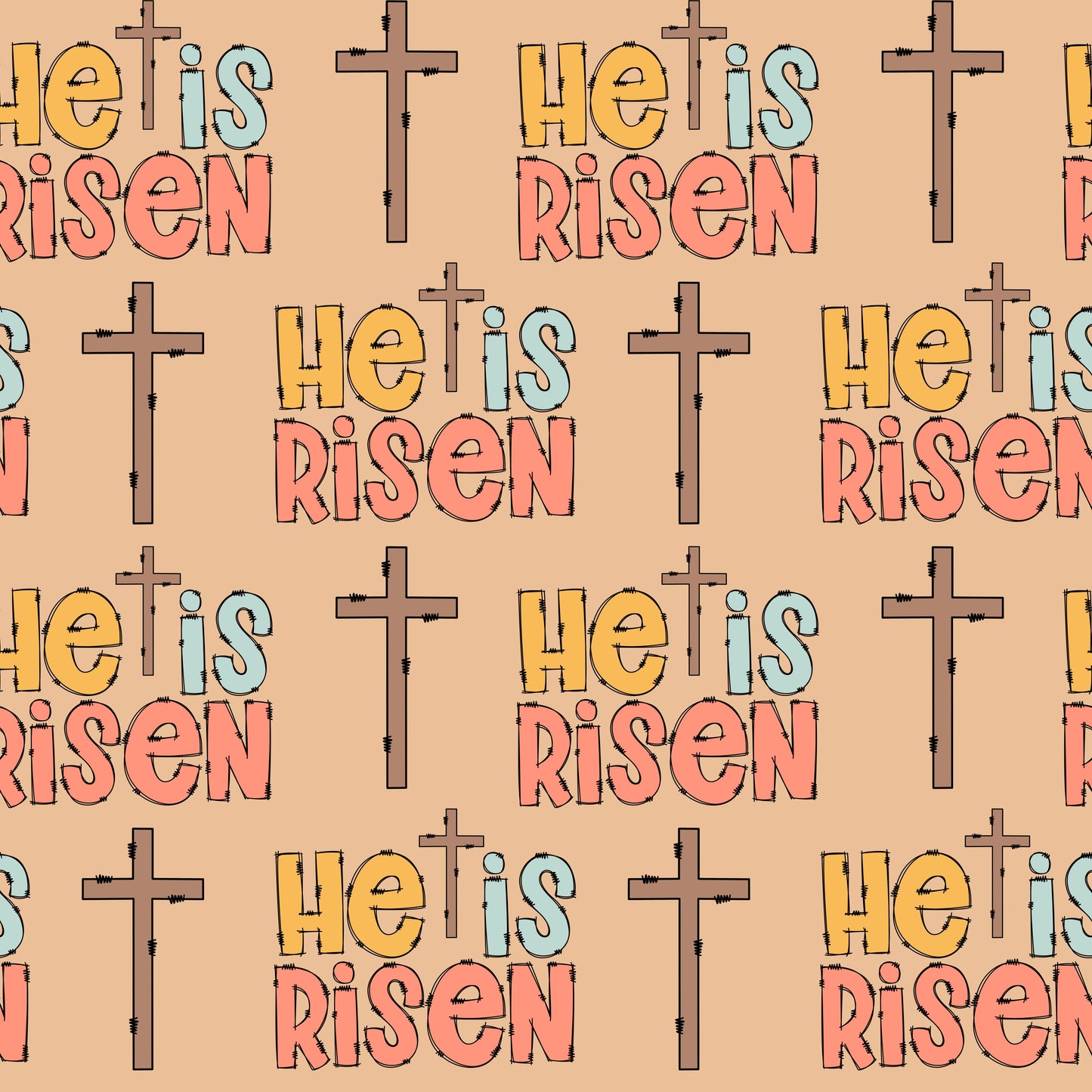 He is Risen leggings