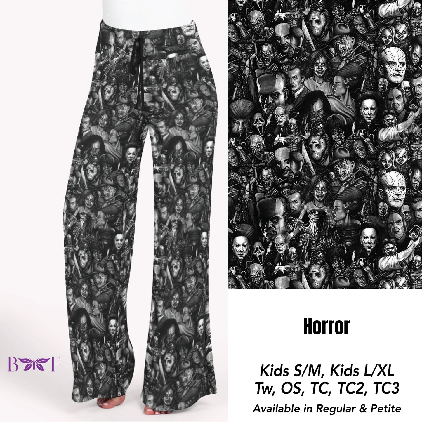 Horror leggings with pockets