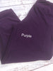 Plum purple leggings, capris and shorts with pockets Wholesale