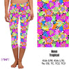 Load image into Gallery viewer, Neon Tropical Leggings and Capris