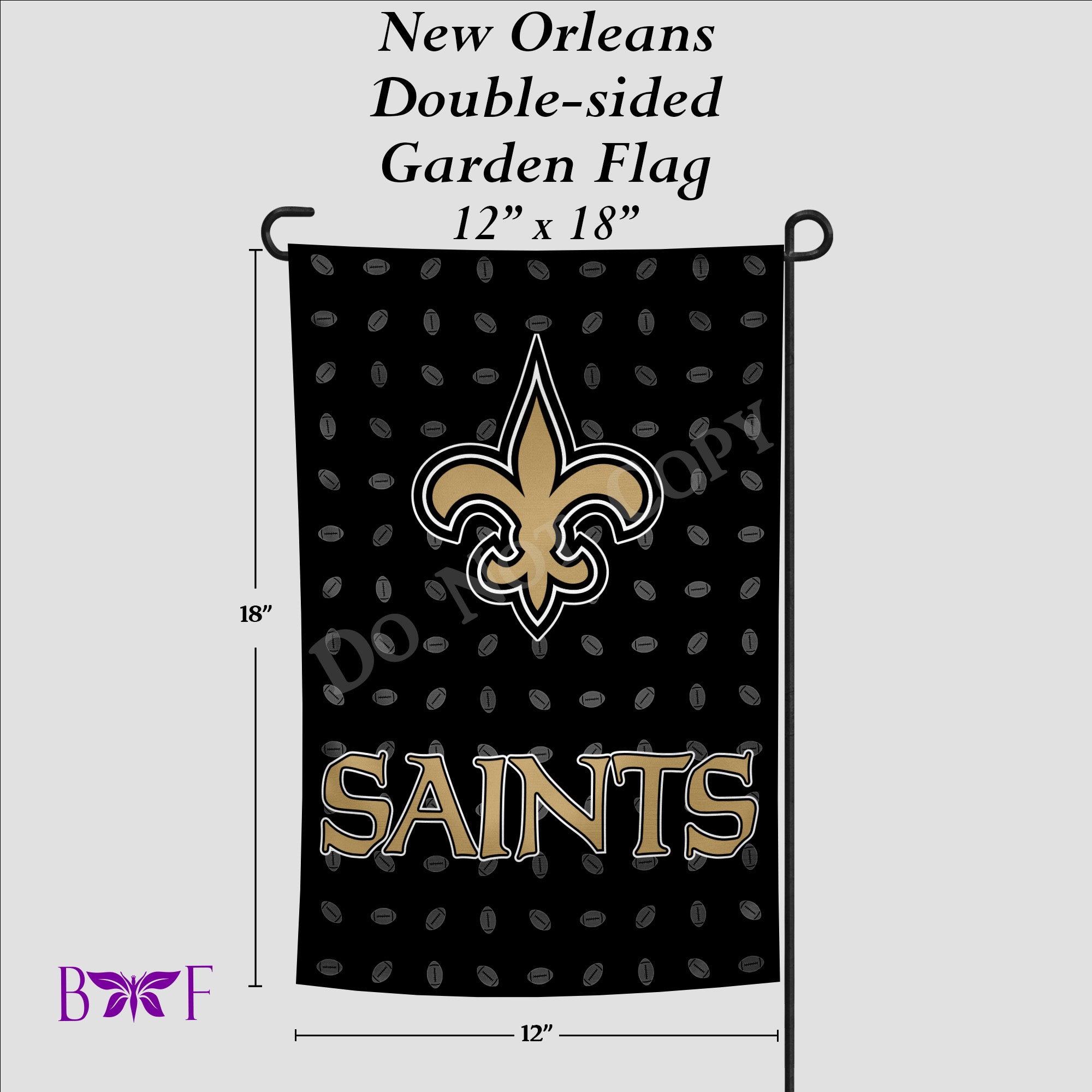 New Orleans Garden Flag
