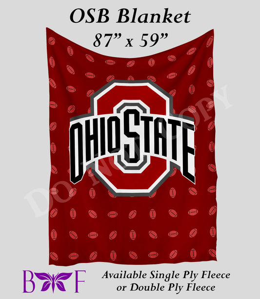 OSB 59"x87" soft blanket also available with sherpa fleece