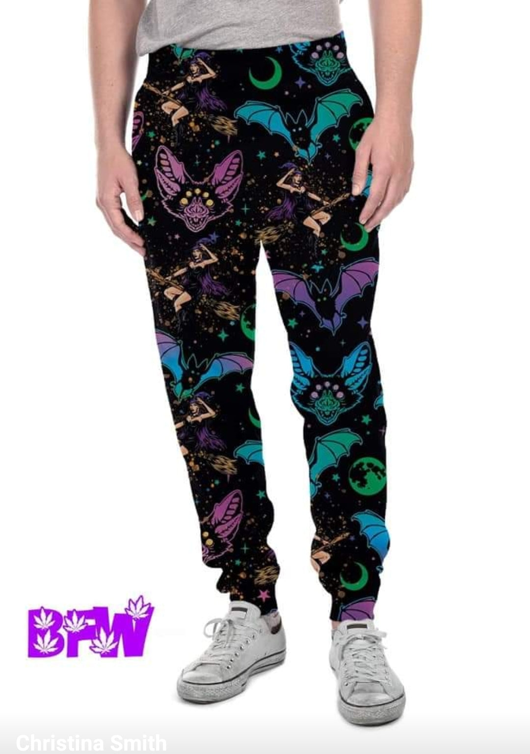 Batty Night Leggings with pockets