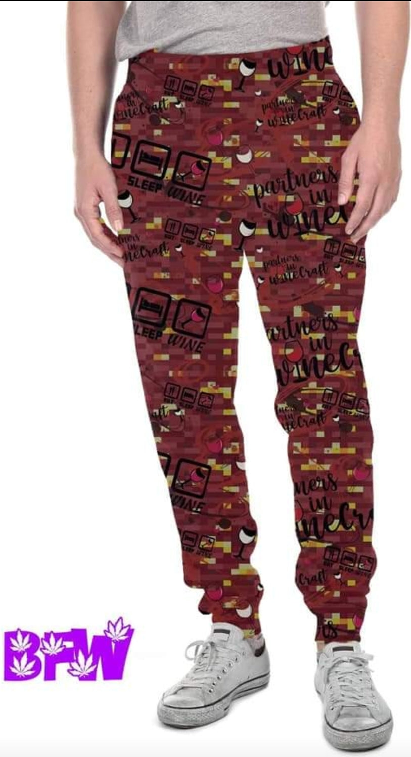 Wine Craft leggings with pockets