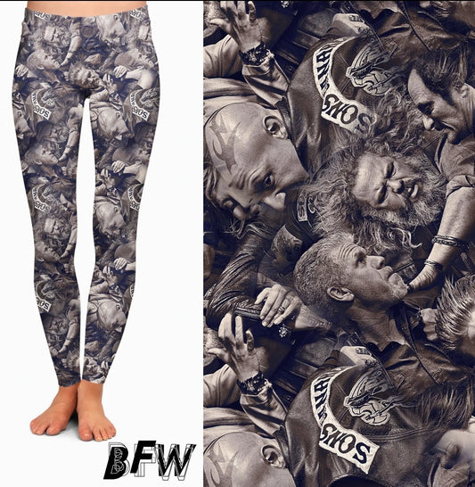 Brotherhood leggings, loungers, joggers and 7" jogger shorts