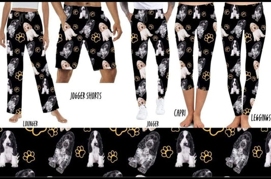 Cocker Spaniel Dogs Leggings, Capris, and Joggers