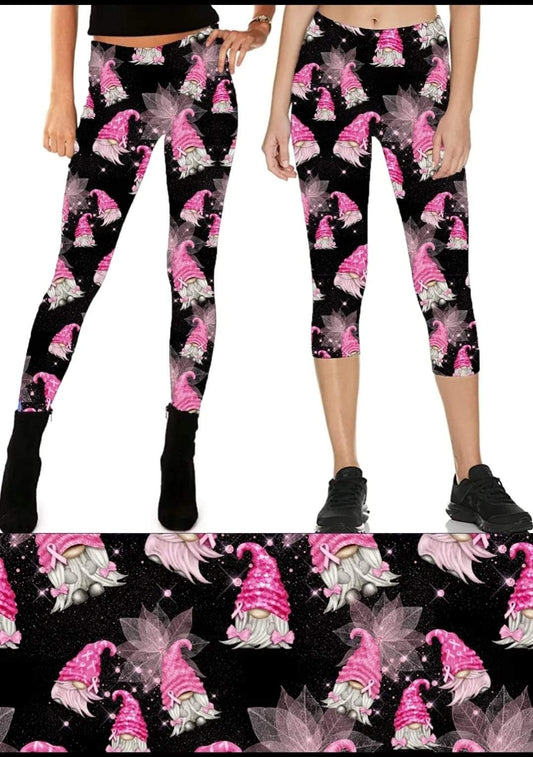 Breast Cancer Awareness Leggings, Capris, Lounge Pants and shorts