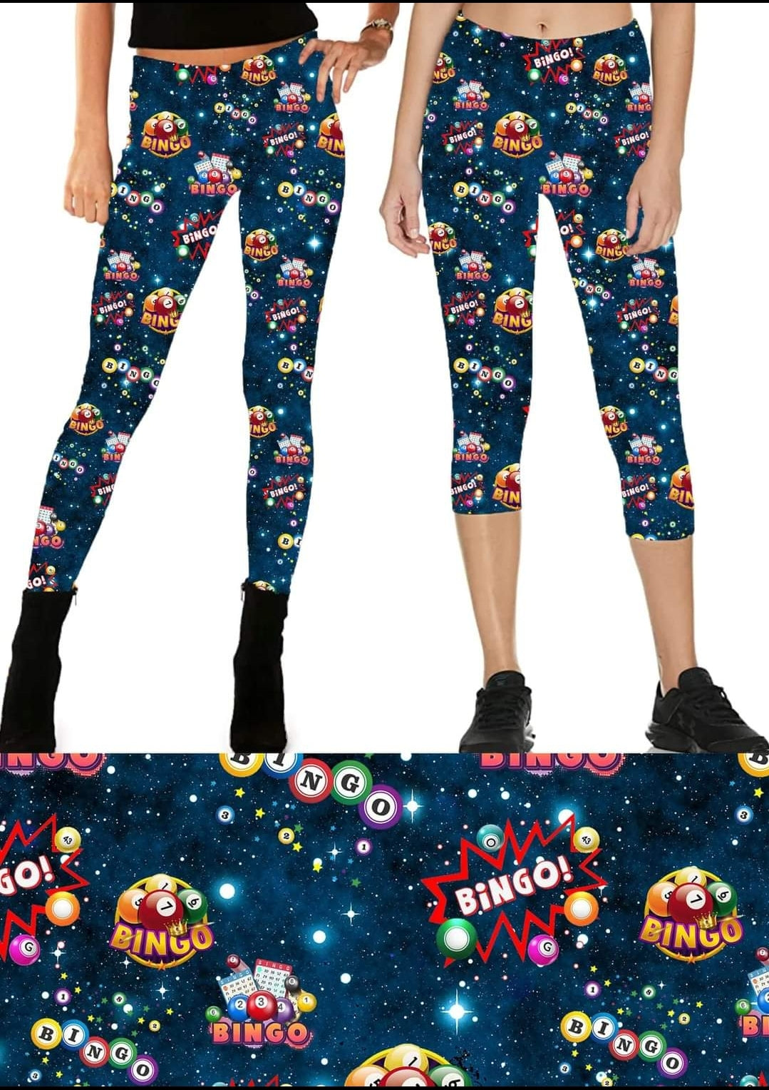 BINGO time Leggings,Capris, Jogger and shorts