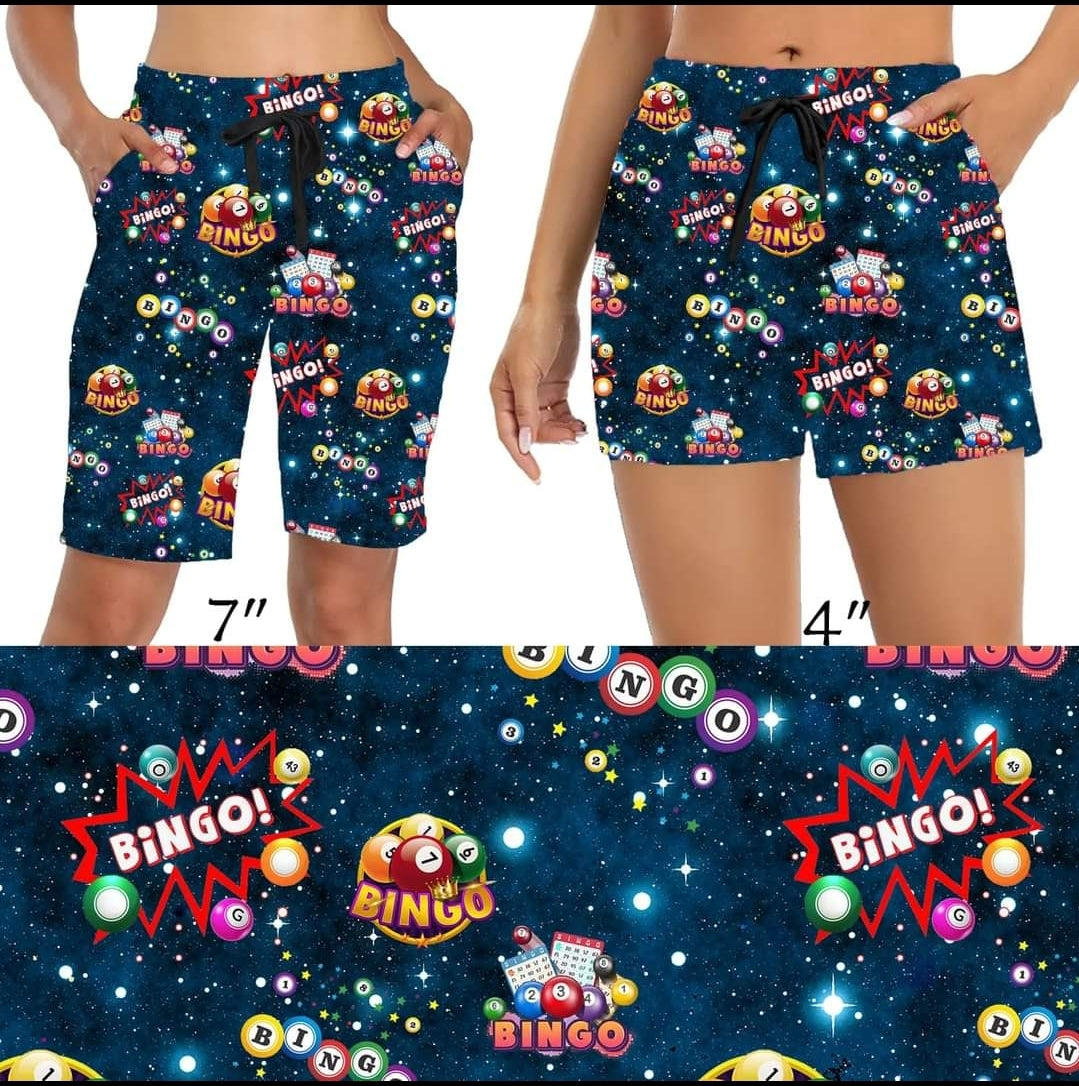 BINGO time Leggings,Capris, Jogger and shorts