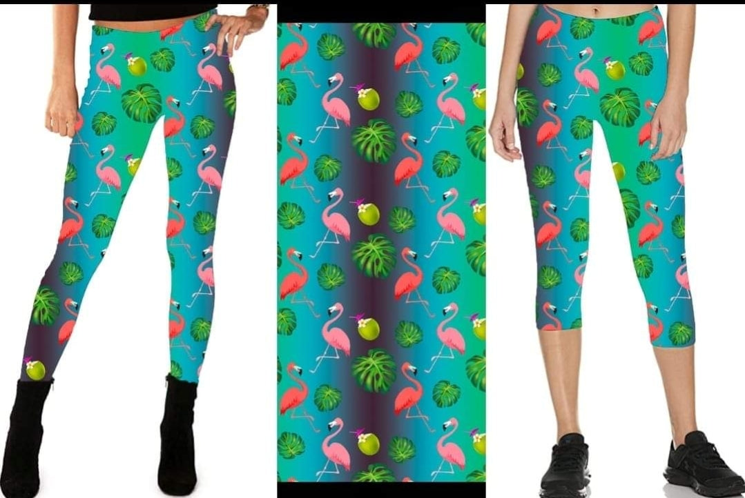 Flock Capris Lounge Pants and  Joggers shorts with pockets