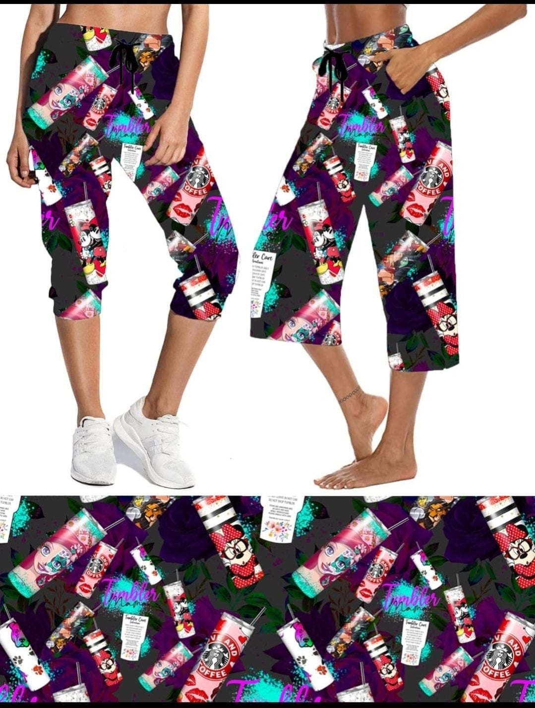 Tumbler Maker leggings and capri joggers