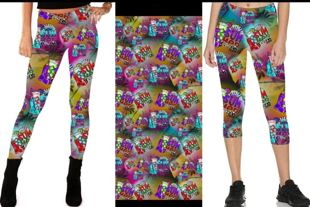 Summer Tea Capris with pockets