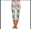 Floral swan Leggings with pockets
