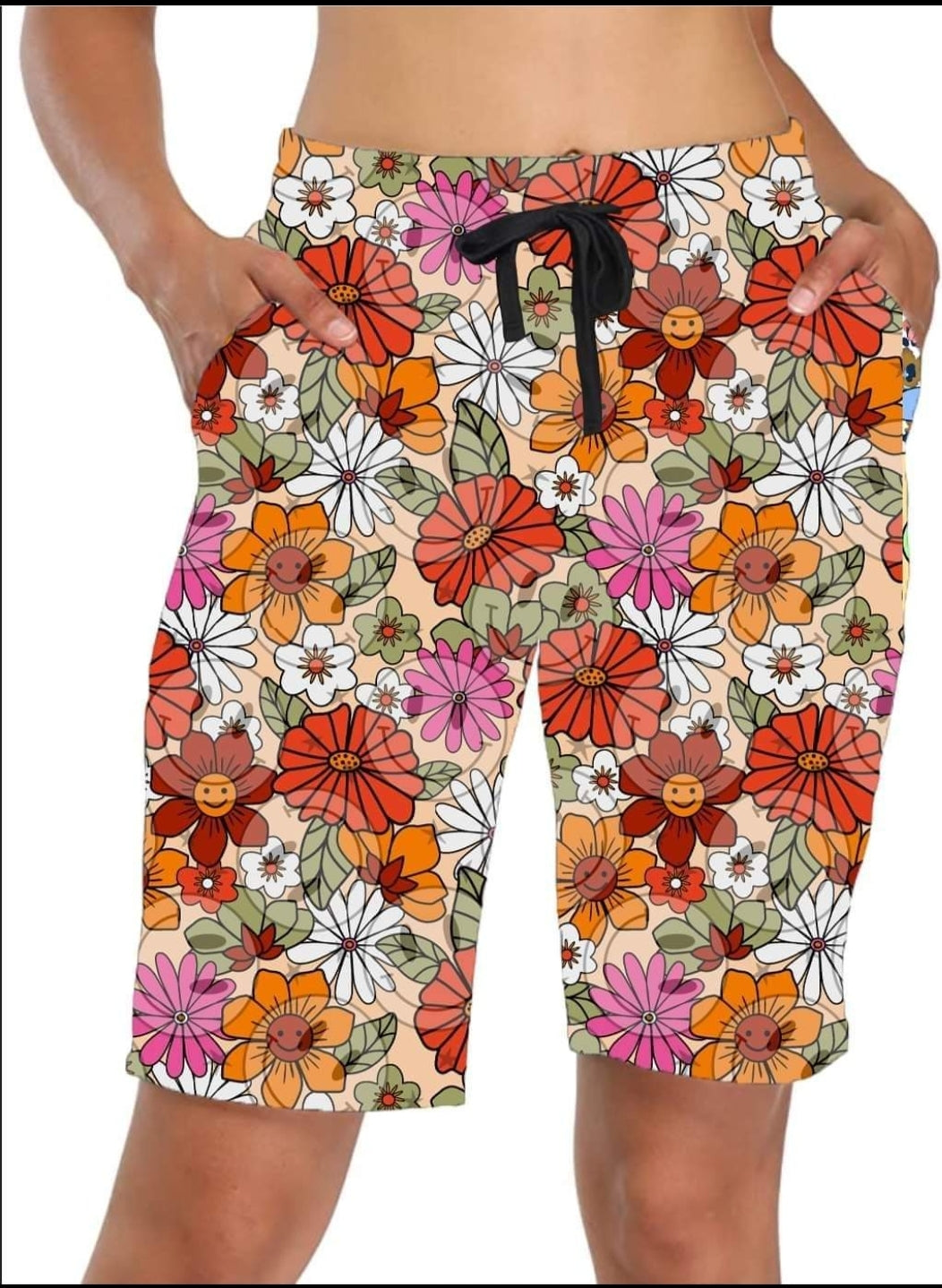 Earthly Daisy Leggings with pockets