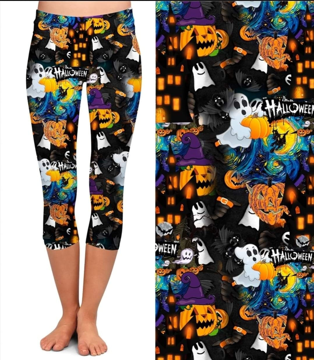 Spookyville Leggings and Capris