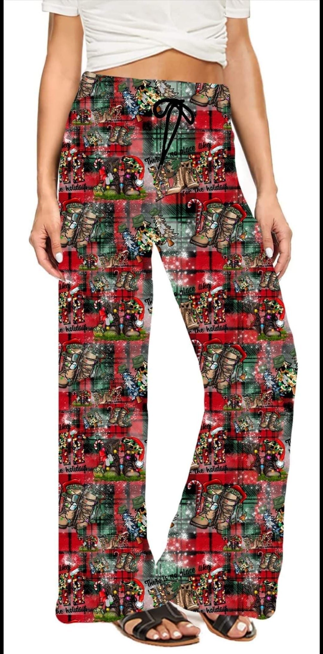 Military Christmas leggings with and without pockets