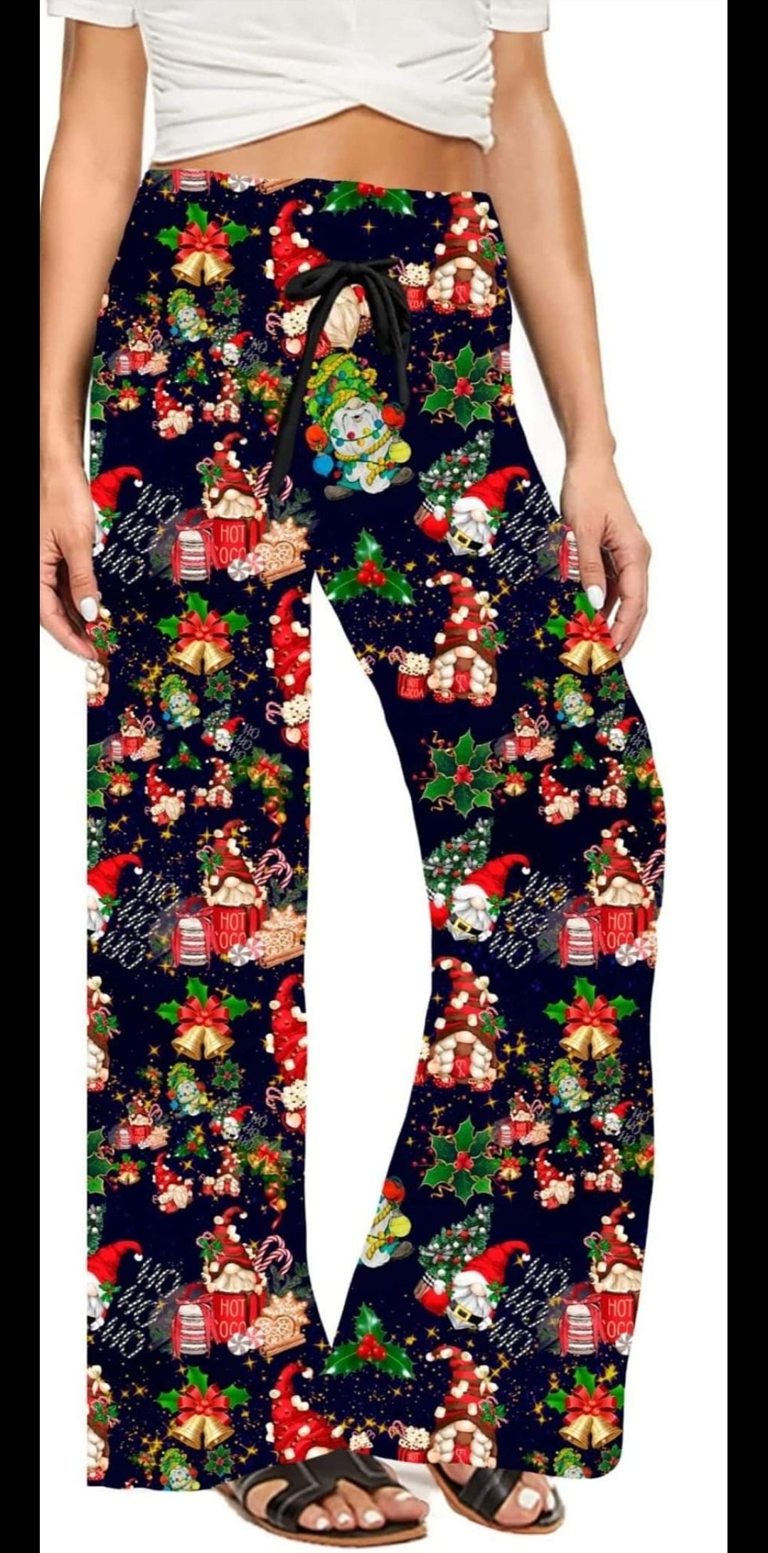 Gnomie Christmas leggings, capris, and skort