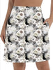 Floral Swan Skort