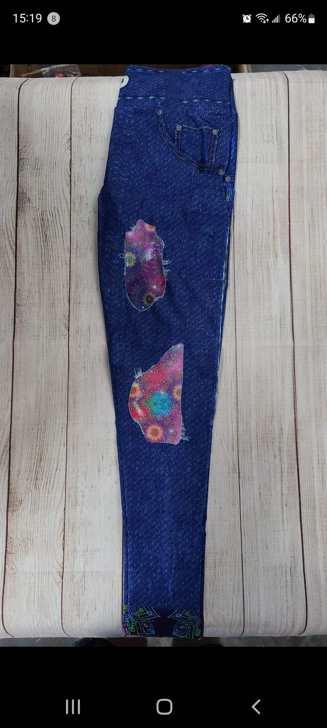 Mandala 2 Jean leggings with pockets