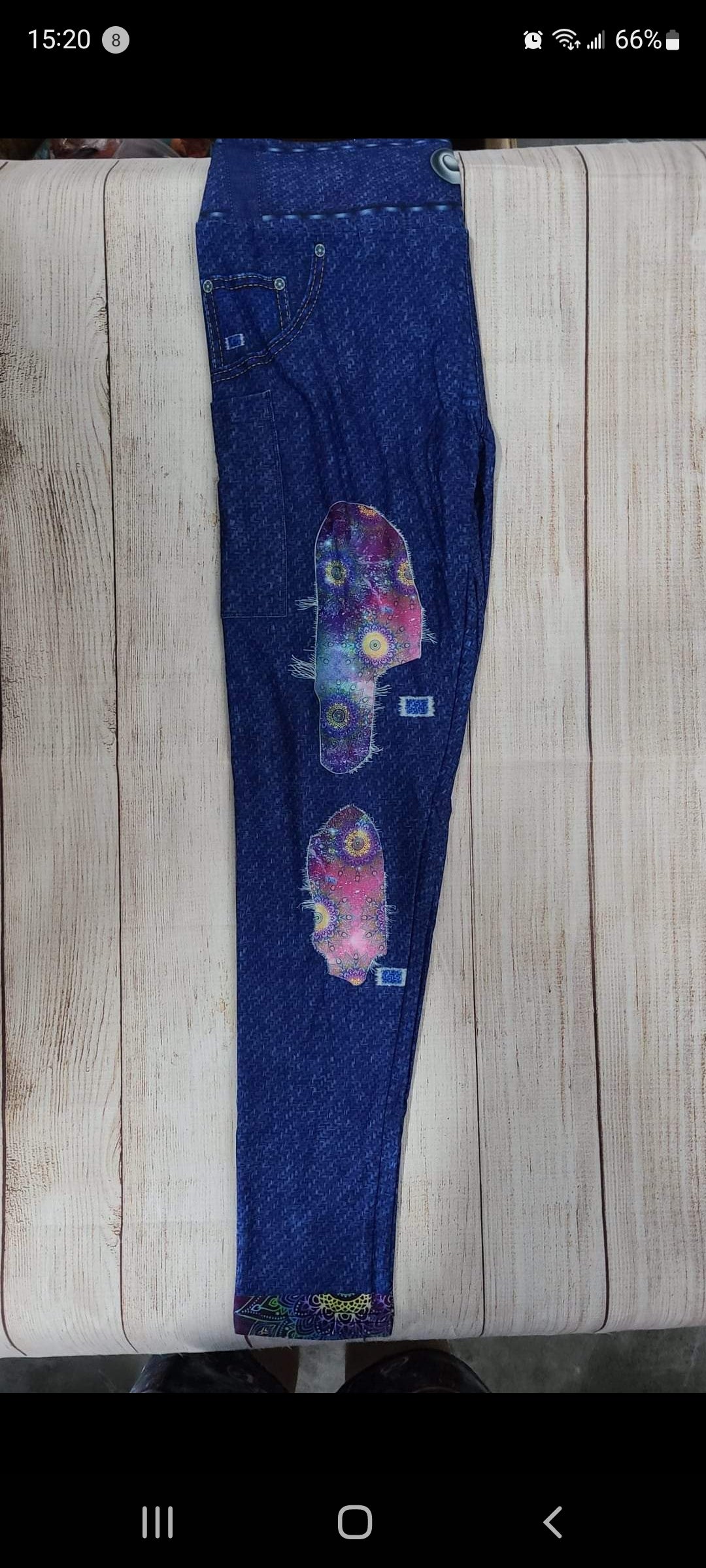 Mandala 2 Jean leggings with pockets