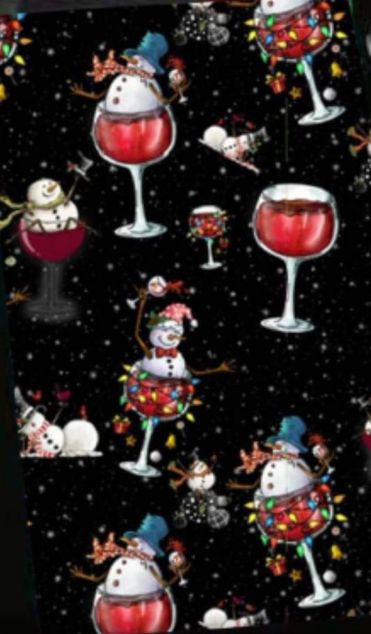 Snowman Wine Skorts with pockets