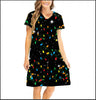 Load image into Gallery viewer, Christmas lit Custom Dress With Pockets