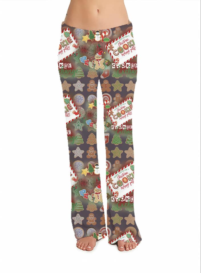 Christmas Cookie Swap Lounge Pants and Joggers with pockets