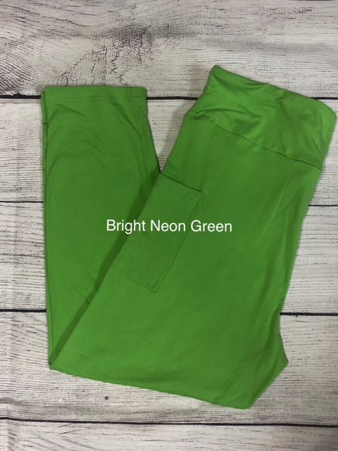 Light Green Capris with pockets