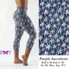 Load image into Gallery viewer, Purple Succulents- Leggings