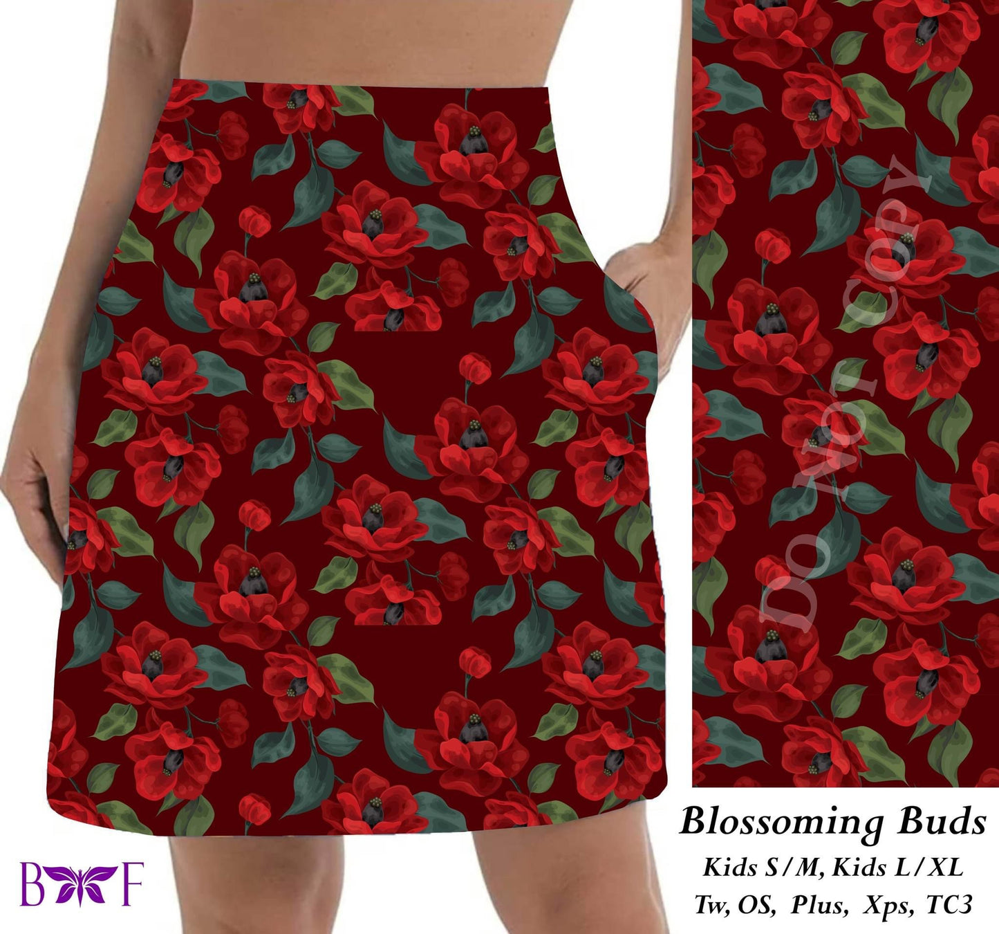 Blossoming Buds skort